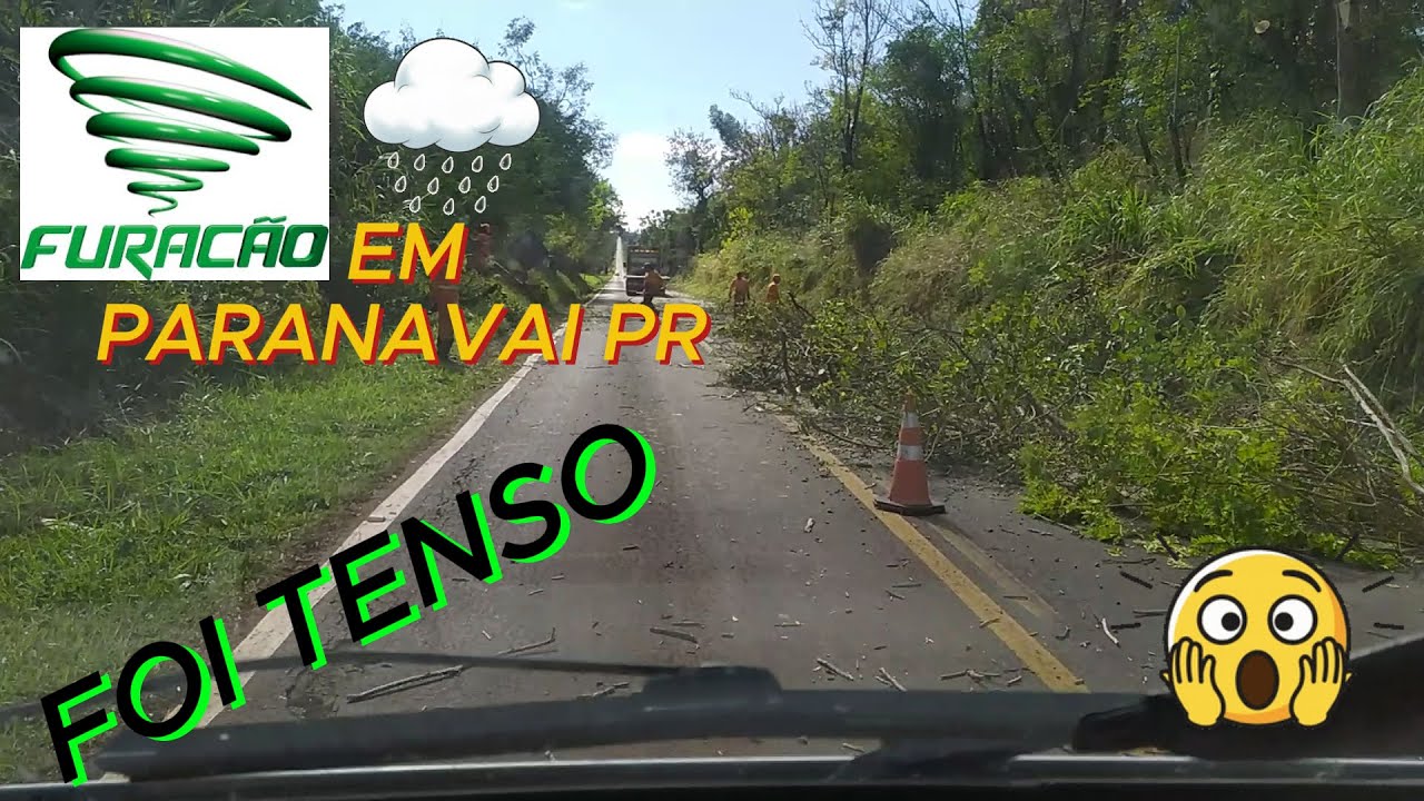 FURACAO OU TORNADO EM PARANAVAI   PR.