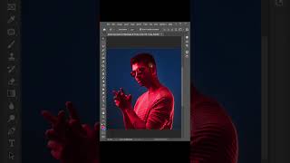 Dual Lighting Effect in Photoshop - Photoshop Tutorial??  photoshoptricks shorts  photoshop