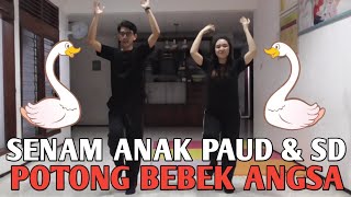 SENAM KREASI POTONG BEBEK ANGSA | SENAM ANAK PAUD DAN SD