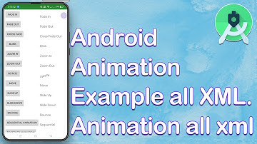 Android all xml Animation Example || Animation all xml || all Android Animation xml Part 02