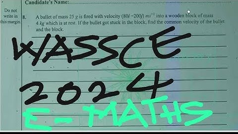 WASSCE 2024 Further Elective Mathematics Paper 2 Compulsory Questions Ghana