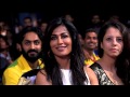 Actresses Kangana, Shruti Hassan & Chitrangada Enjoying The Kapil Sharma Comedy at CCL Show.