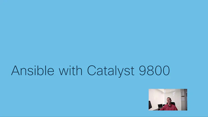 Ansible demo with Cisco Wireless LAN Controllers, both AireOS and Catalyst 9800