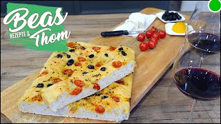 So geht Focaccia | Rezept - italienisches Fladenbrot Selber machen