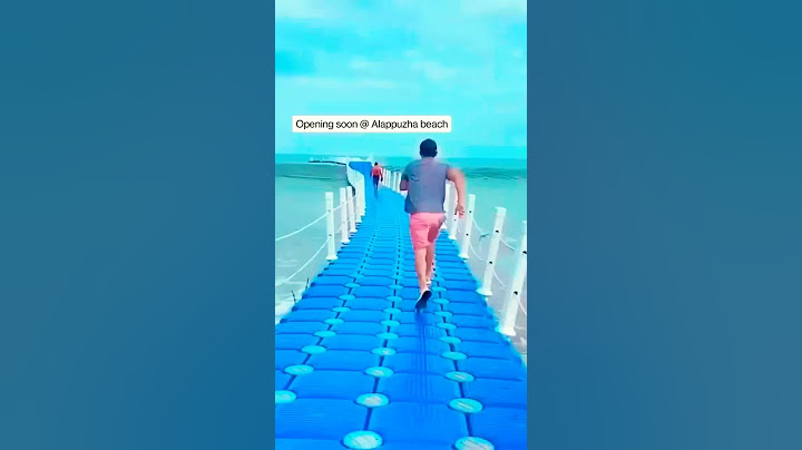 alappuzha beach floating bridge kerala