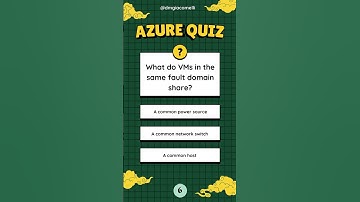 Azure Quiz 30 #azure #cloudcomputing #quiz