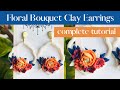 POLYMER CLAY EARRINGS | HOW TO MAKE POLYMER CLAY EARRINGS | HOW TO MAKE CLAY EARRINGS | POLYMER CLAY