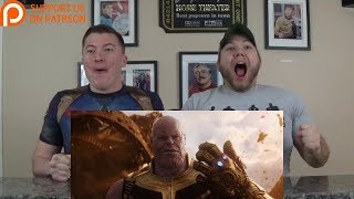 Avengers: Infinity War Official Trailer REACTION!!!
