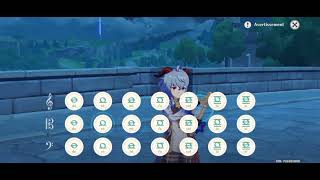 How to play undertale with the lyre in genshin impact