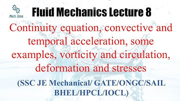 Fluid Mechanics: lecture 8 for GATE, ESE, SSC JE and PSU