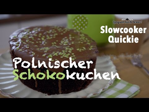 Video: Kuchen Mit Schokoladenglasur In Einem Langsamen Kocher