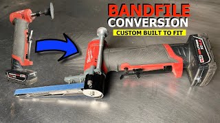 Converting a Die Grinder to a Band File // Custom made Band File // Free Plans by Mike Freda 932 views 4 months ago 7 minutes, 57 seconds