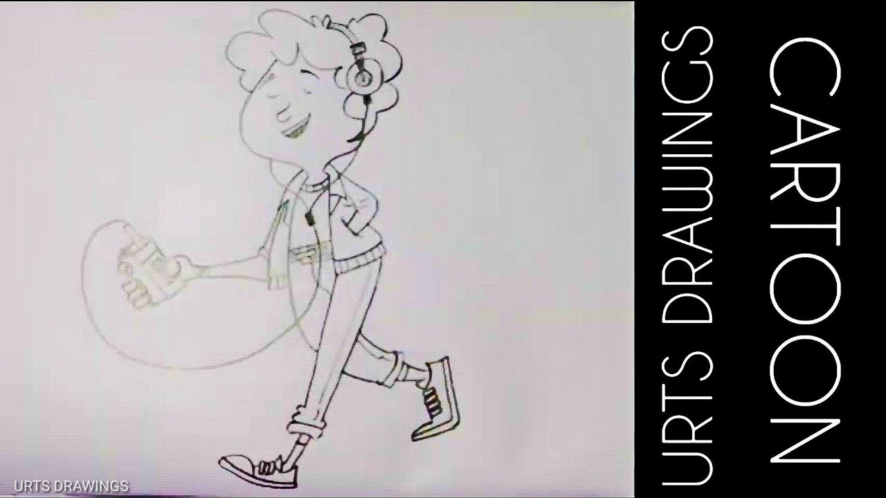 How to draw Cartoon Characters drawing(2) - YouTube