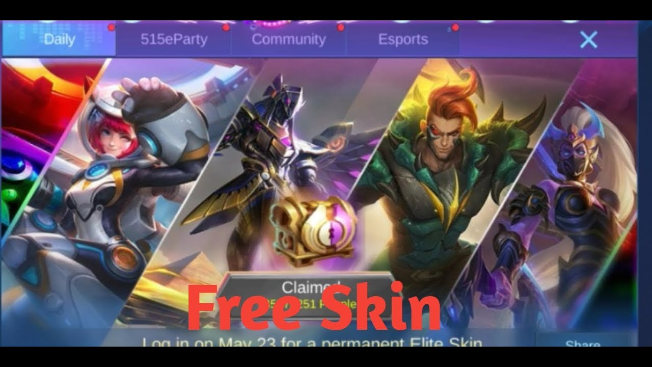 Mobile Legends: 5.23.2020 Event | How to get free skin (2020) - YouTube