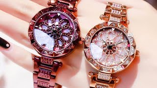 Lucky Diamond Watch Women Fashion Waterproof