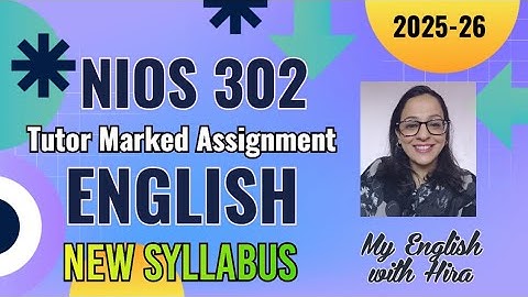 Solved Tutor Marked Assignment Class 13 English 2025-26