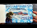 asmr scrapbooking❄️#asmr #scrapbooking #journal #journaling #scrapbook #therapy #papertherapy #diy