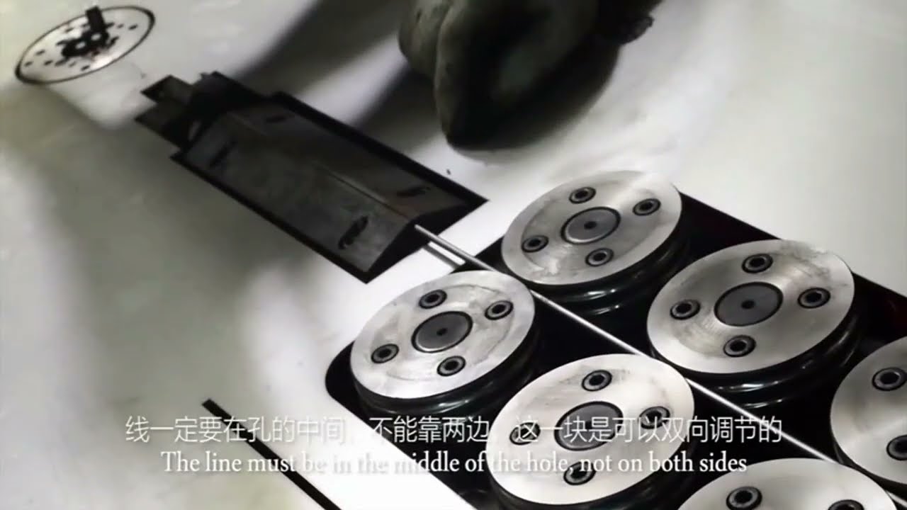 Tutorial demo how to operate 2D cnc hook wire bending machine