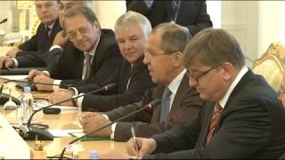 С.Лавров & Министр иностранных дел Франции Ж.-И. Ле Дриан