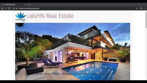 Real Estate bootstrap Template