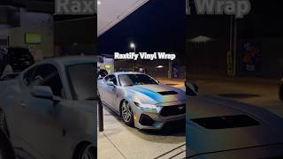 Mustang Laser Matte Silver Vinyl Wrap #mustangwrap #raxtify #automobile #carwrap #carmodification