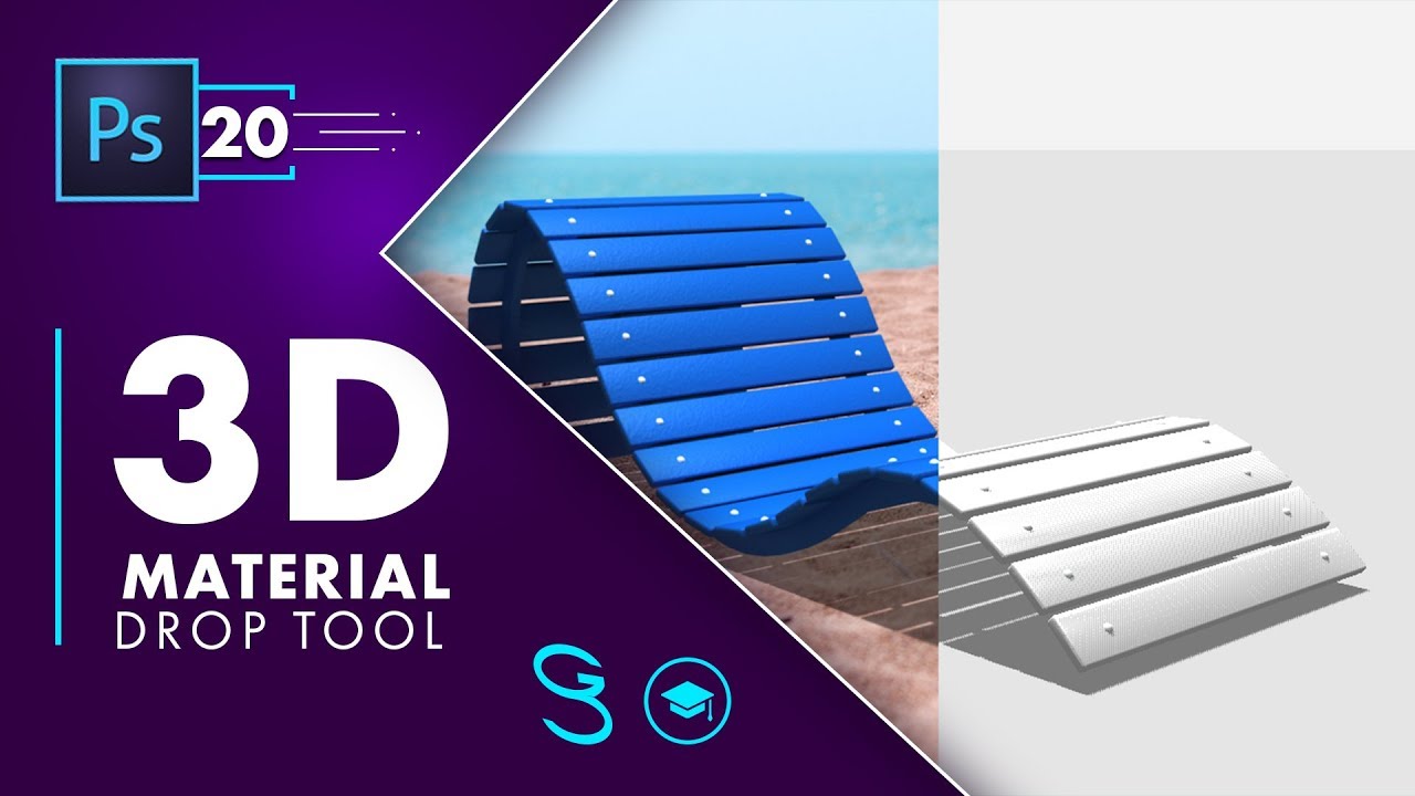 Photoshop Fundamentals 3D Material Drop Tool Photoshop Fundamentals 3D Material Drop Tool