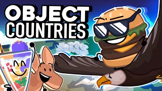 Countries as Object Show Characters