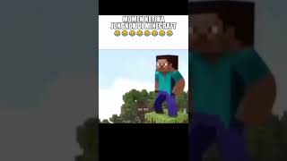 Moment Ketika Jongkok Di Minecraft 😭