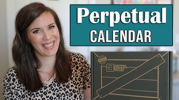 Eureka Crate Unboxing - Perpetual Calendar