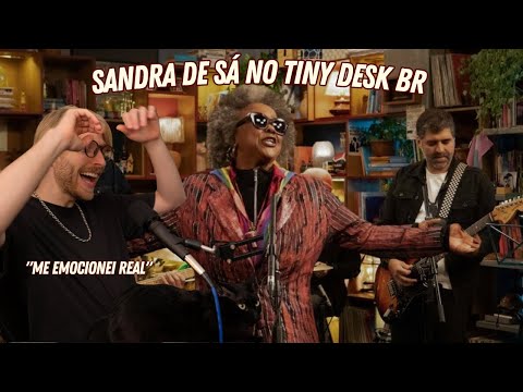QUE ABSURDO!! Sandra de Sá fez uma SONZEIRA e tive que tocar junto! | React Tiny Desk Brasil