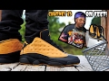 jordan 13 low chutney on feet