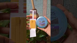 Pond's hydra gel moisturizer / pH testing of Pond's hydra gel moisturizer / #shorts #yt #makeup