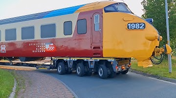 🚅SPECTACULAIR TRANSPORT van TREIN in LEEK(deel 1 van 6)🚅