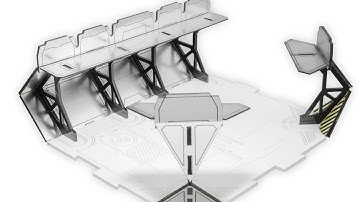 Laser Terrain - Making of T section