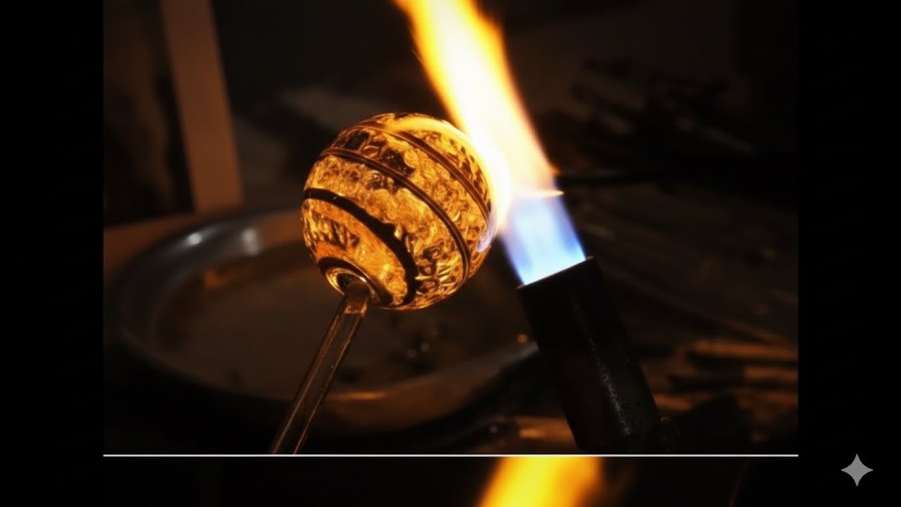 Melt & Morph: Mesmerizing Pyrex Lampworking with a Secret Glow [Live]