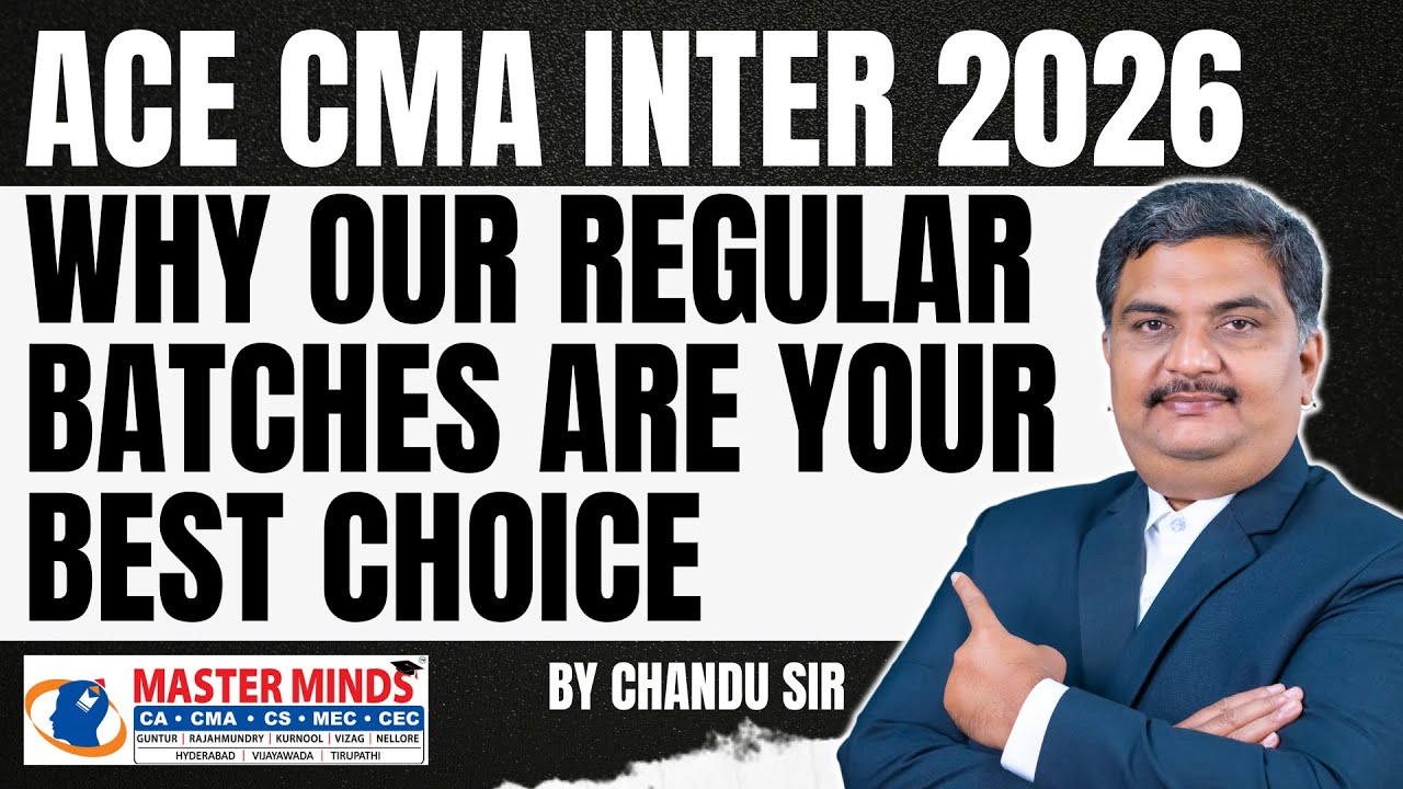 Ace CMA Inter 2026 | Why Our Regular Batches Are Your Best Choice ?