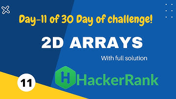 Hackerrank 30 days challenge solution in c++ || Day-11 2D Arrays || hackerrank c++ solutions.