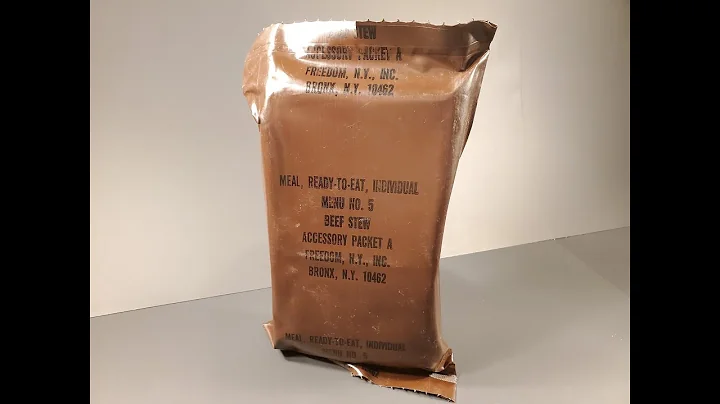 Eating 35 year Old US MRE Beef Stew Vintage Meal Ready to Eat Taste Testing Review - DayDayNews