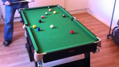 Snooker Table Folding 5ft BCE Riley Black