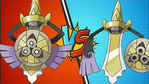 Aegislash (shield) vs Aegislash (blade)