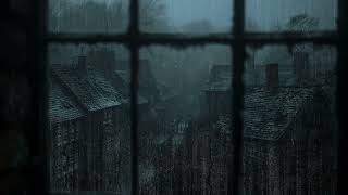 Soothing Rain on Window for Insomnia Relief | Gentle Rain Sounds for Deep Sleep & Stress Reduction