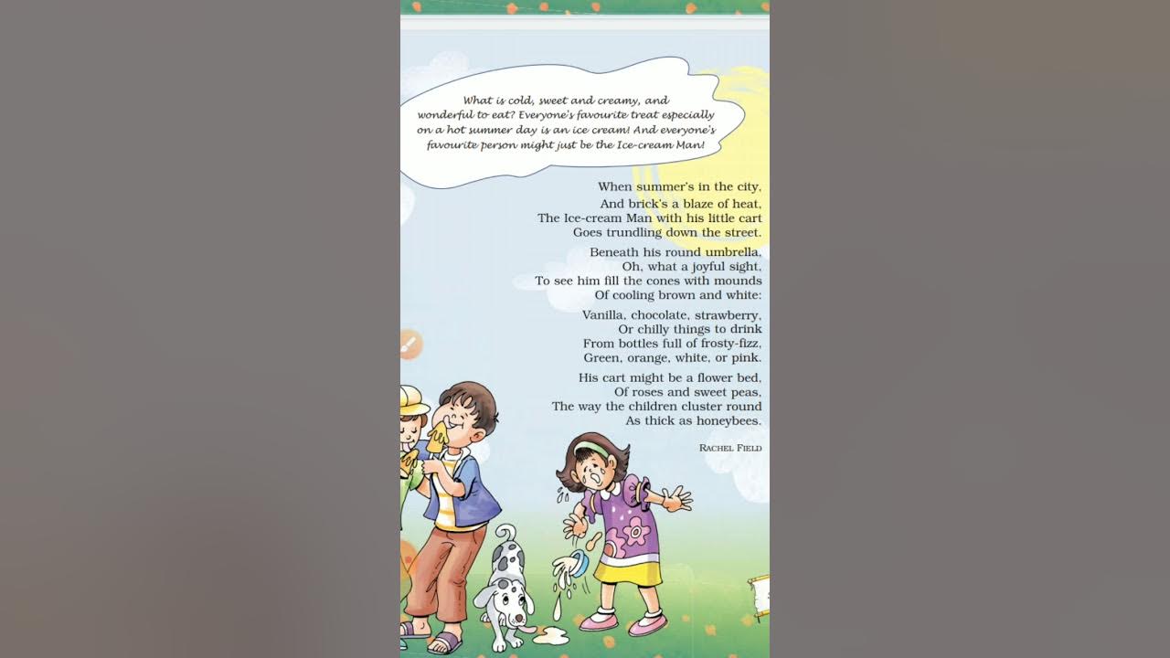 NCERT CLASS 5 ENGLISH MARIGOLD CHAPTER 1 ICECREAM MAN (POEM RECITATION