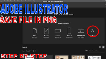 ✅ How To Save Adobe Illustrator File In PNG 🔴