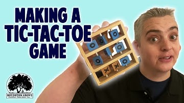 Making A Tic Tac Toe Game / DIY Travel Size Games