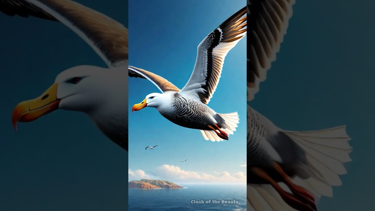 Albatross vs. Frigatebird: Aerial Battle