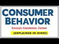 CONSUMER BEHAVIOR IN HINDI | Concept, Importance & Factors influencing with examples | BBA/MBA | ppt