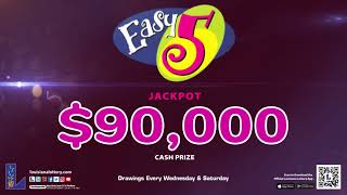 1-25-23 Easy 5 Jackpot Alert!