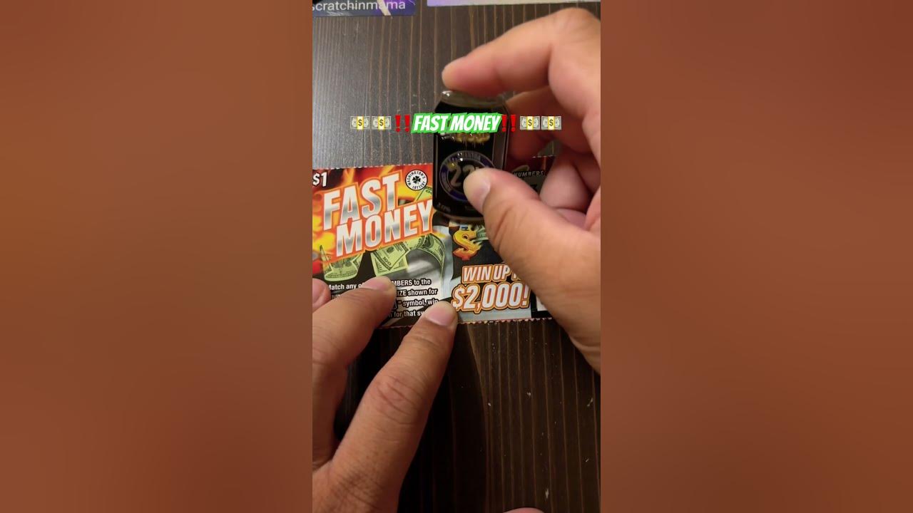 Fast money washington state lottery scratcher lottery walottery 