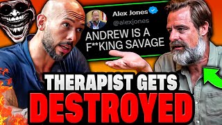Andrew Tate SHUTS DOWN Therapist For BETA Argument On Manhood In HEATED Debate