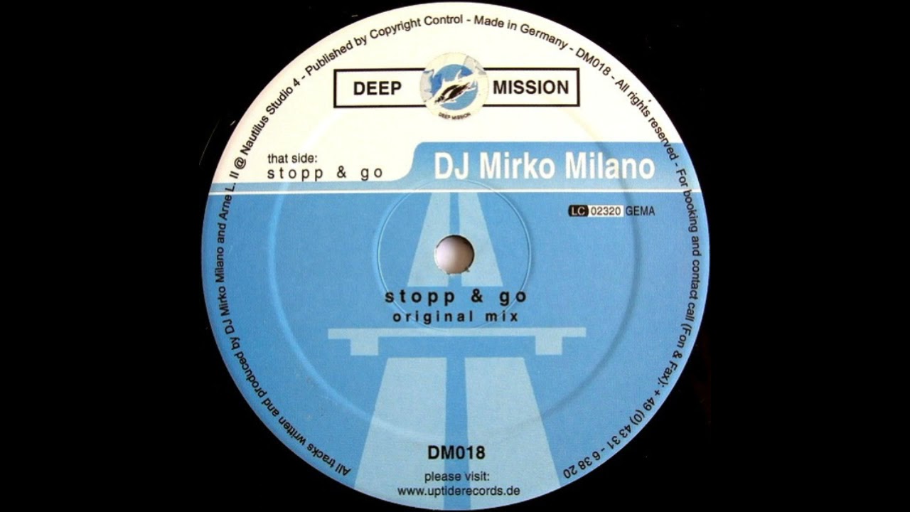 DJ Mirko Milano - Stopp & Go - (Original Mix) - 2001 - YouTube